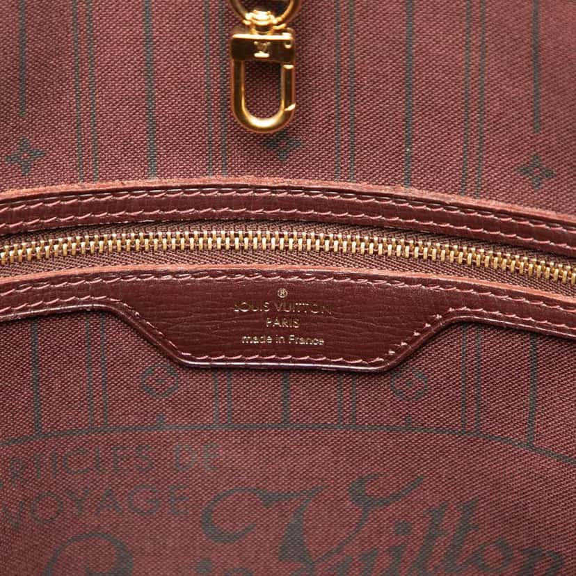 Louis Vuitton Monogram Idylle Neverfull MM Pink Canvas Good condition - Box View