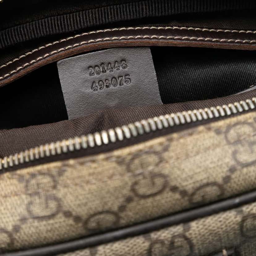 Gucci GG Supreme Crossbody Brown Canvas Good condition - Box View