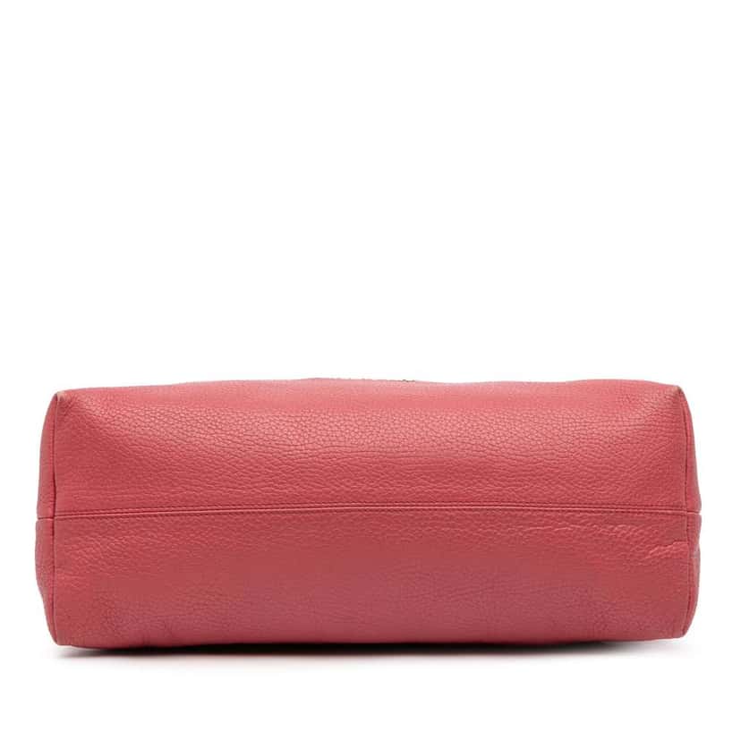 Burberry Grained Leather Baynard Tote Red Leather Good condition - Inside View