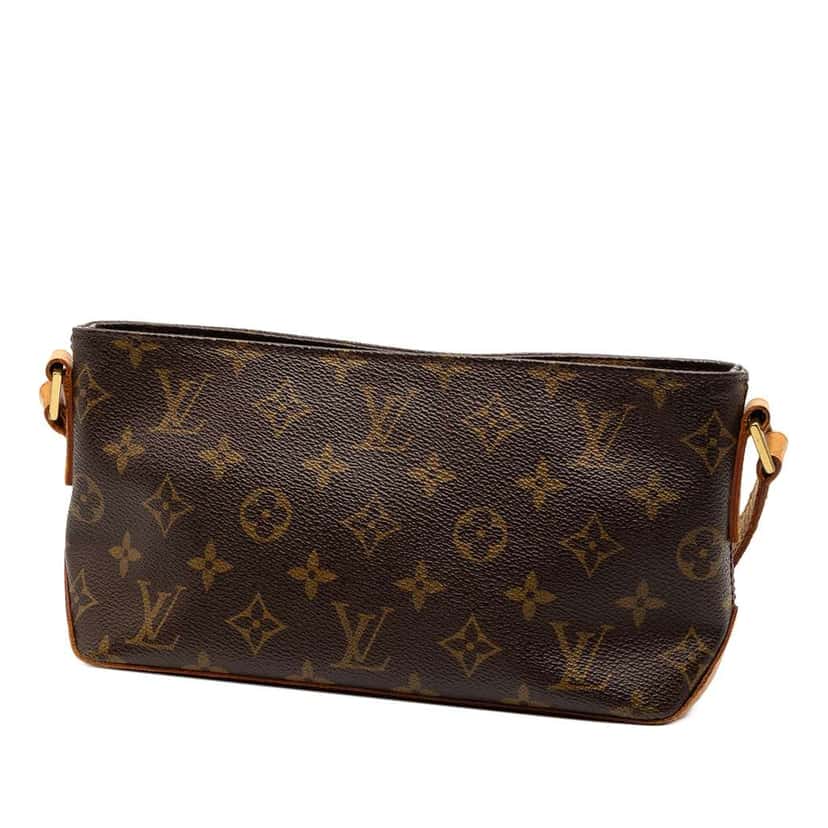 Louis Vuitton Monogram Trotteur Brown Good condition - Back View