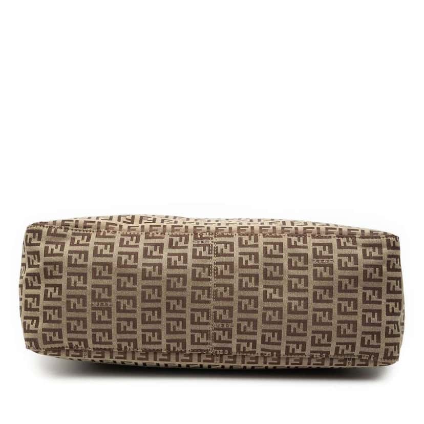 Fendi Zucchino Canvas Tote Brown Canvas Good condition - Inside View
