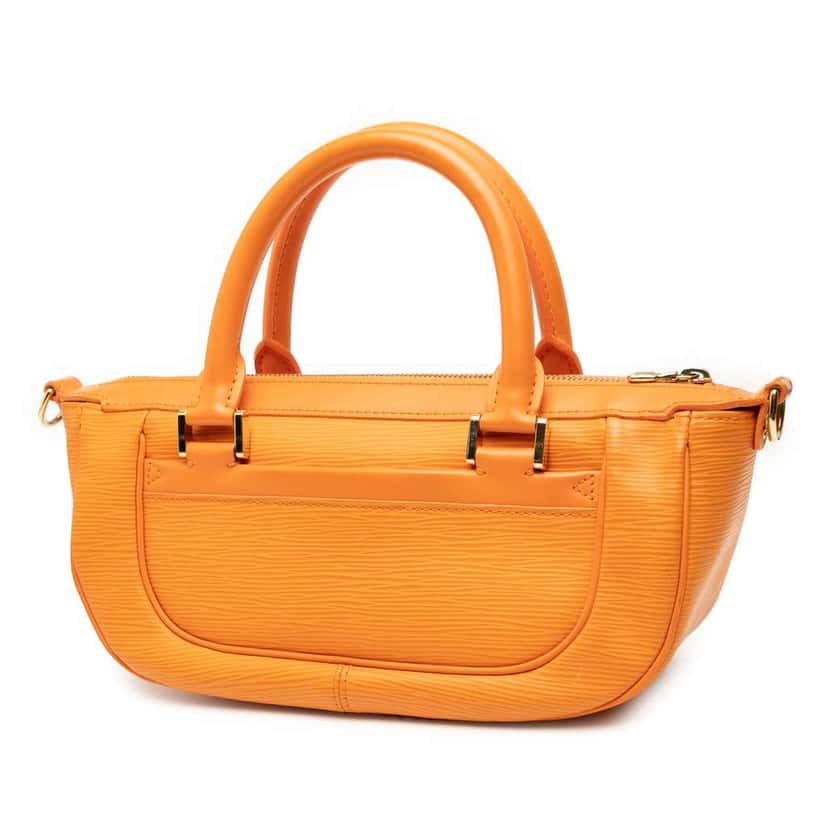 Louis Vuitton Epi Dhanura PM Orange Leather Good condition - Back View