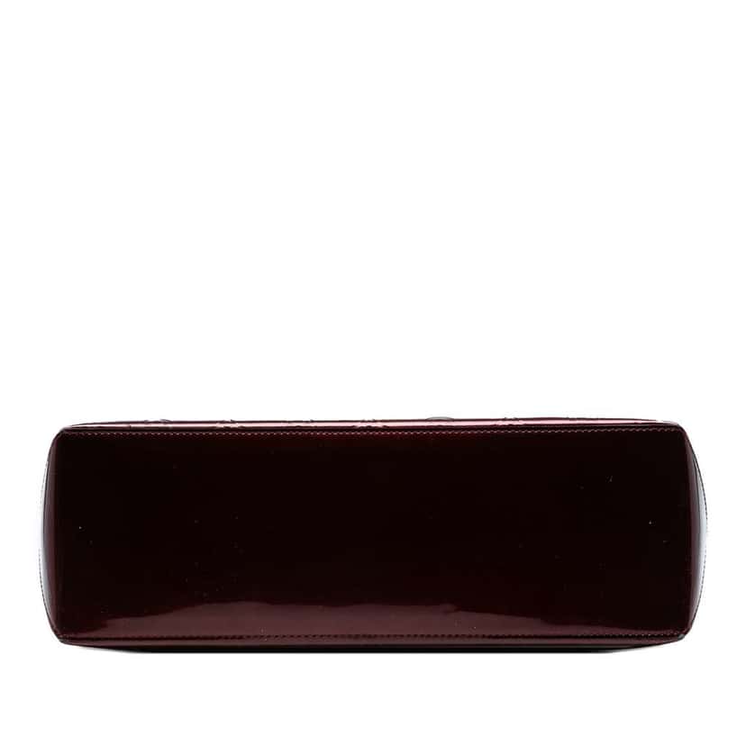 Louis Vuitton Monogram Vernis Wilshire MM Red Leather Good condition - Inside View
