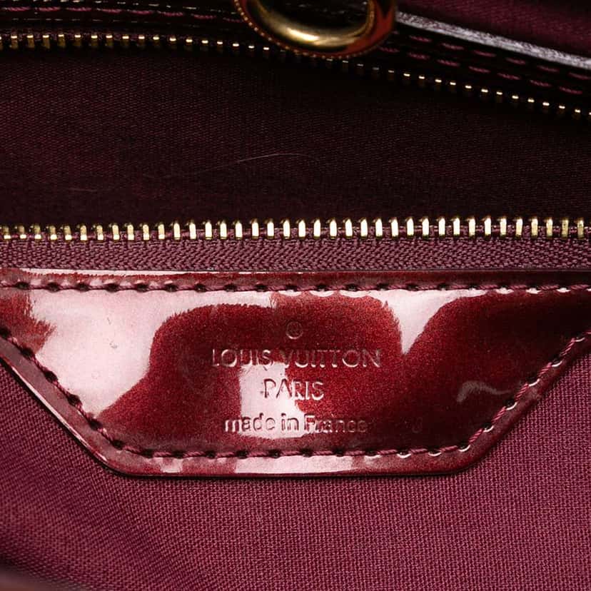Louis Vuitton Monogram Vernis Wilshire MM Red Leather Good condition - Box View