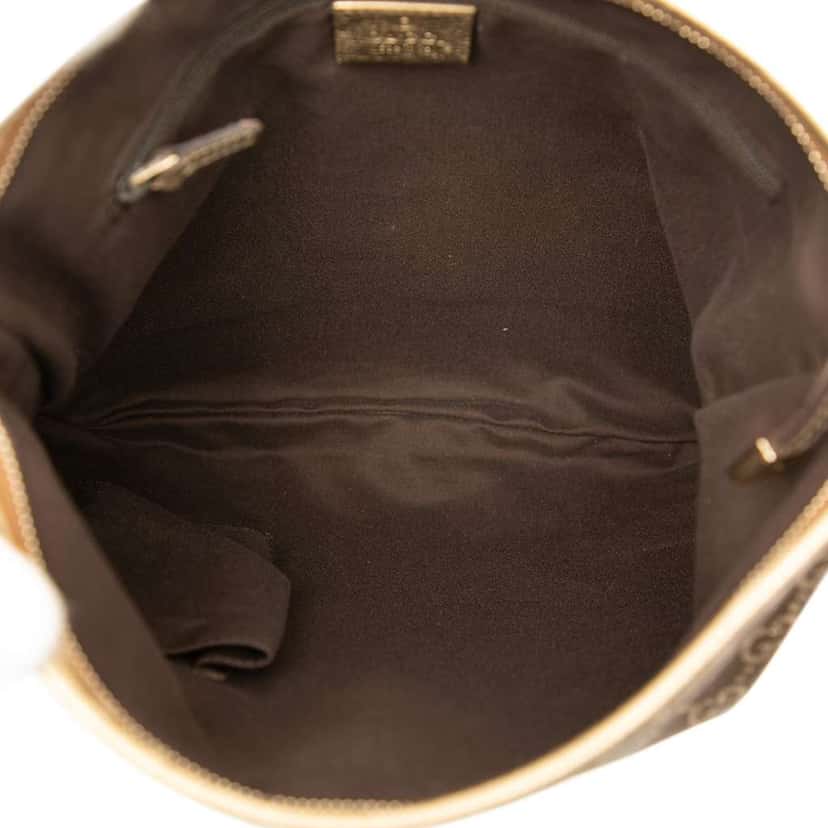 Gucci GG Canvas Web Princy Crossbody Brown Canvas Good condition - Model View