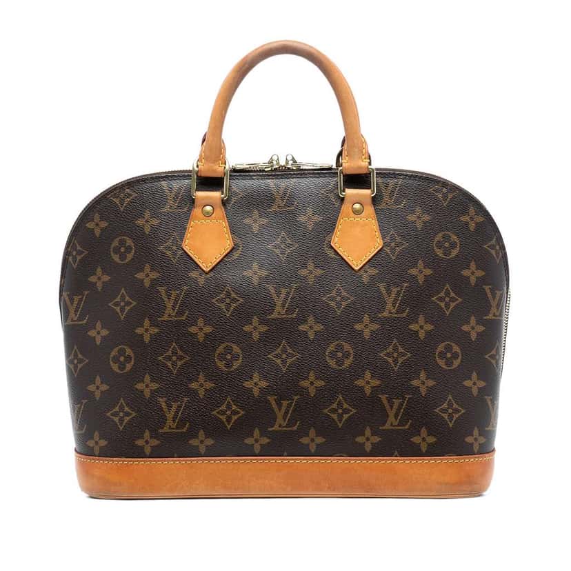 Louis Vuitton Monogram Alma PM Brown Good condition - Front View
