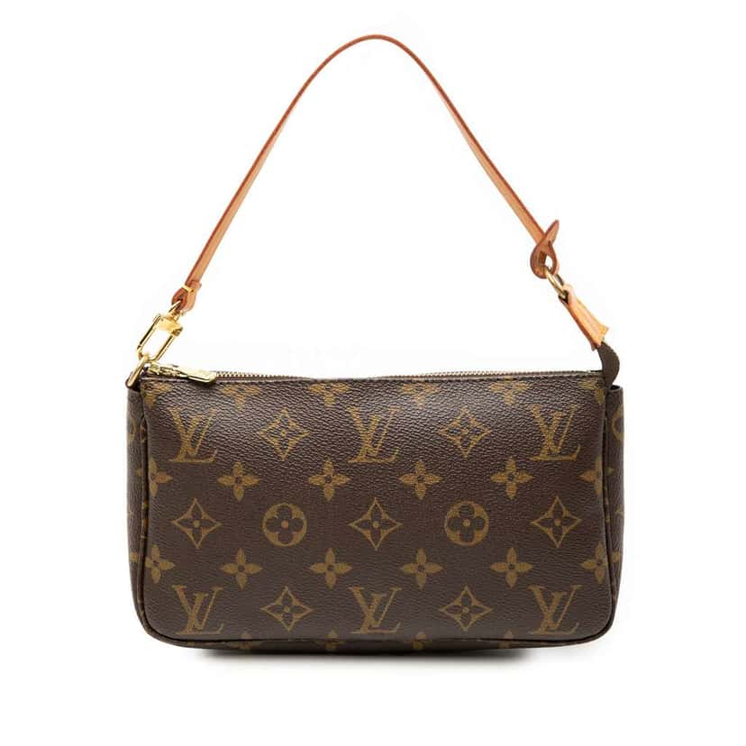 Louis Vuitton Monogram Pochette Accessoires Brown Good condition - Front View
