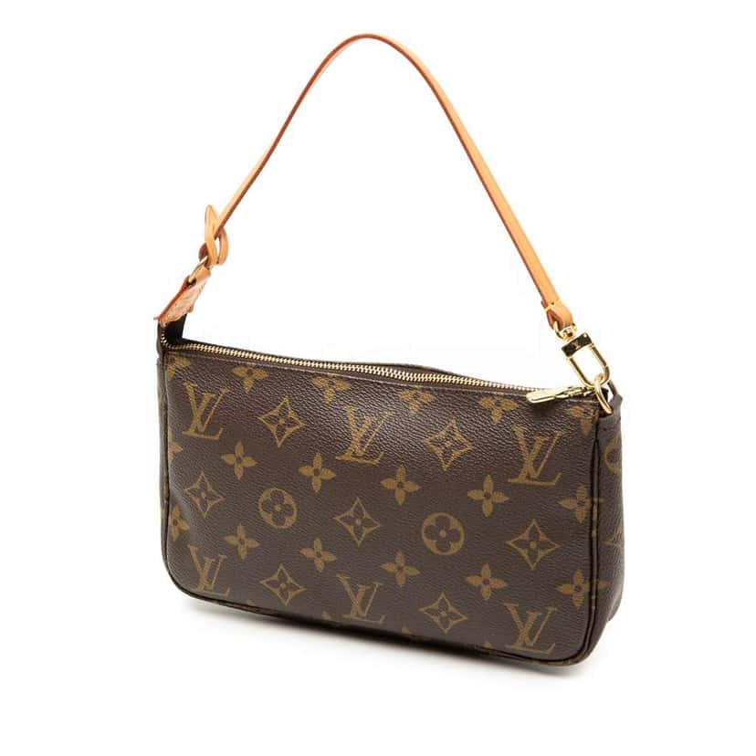 Louis Vuitton Monogram Pochette Accessoires Brown Good condition - Back View