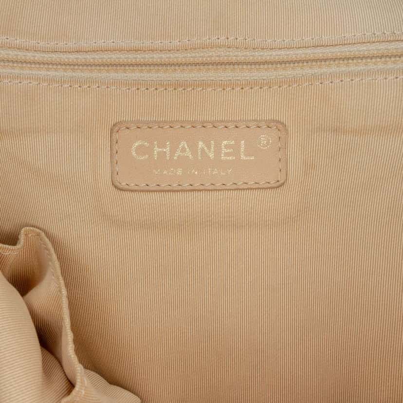Chanel Quilted Lambskin In The Mix Tote Grey Leather Very good condition - Box View