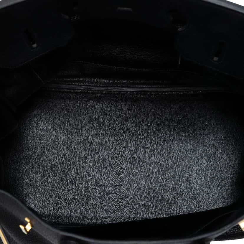 Hermès Togo Birkin Retourne 35 Black Leather Good condition - Model View