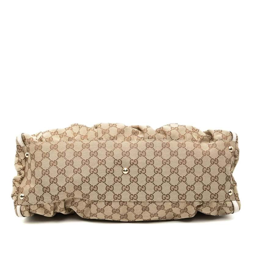 Gucci GG Canvas Abbey D Ring Shoulder Bag Brown Canvas Good condition - Inside View