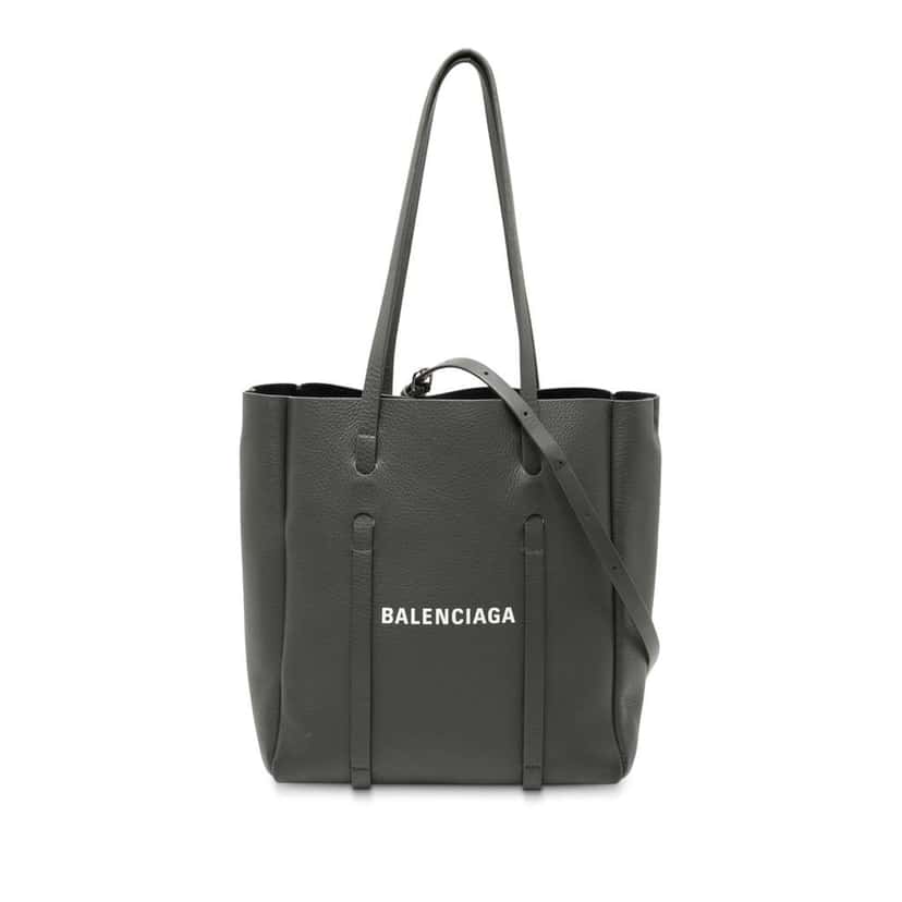 Balenciaga XS Leather Everyday Tote Grey Leather Good condition - Front View