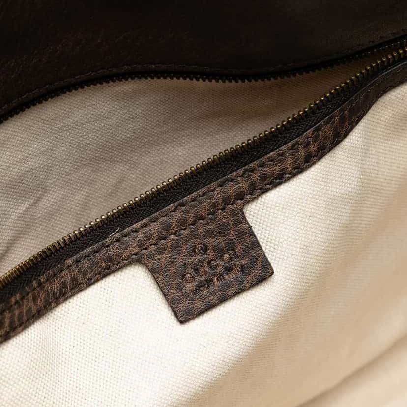 Gucci Large GG Canvas Laidback Crafty Tote Brown Canvas Good condition - Box View
