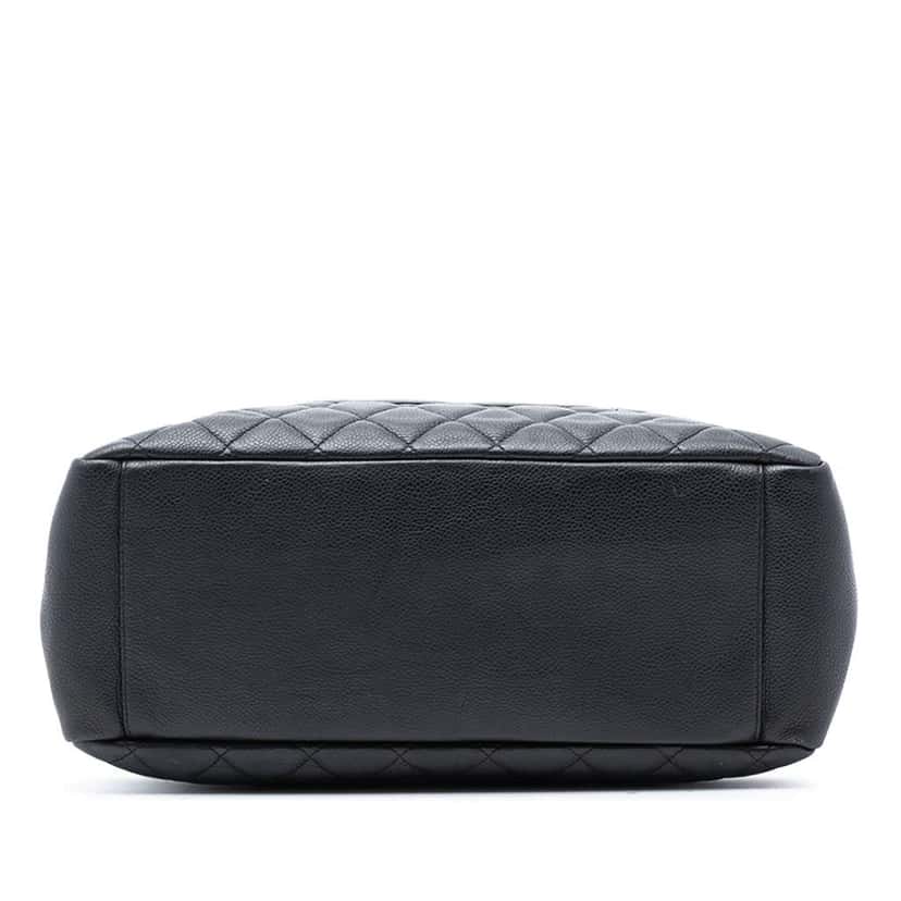 Chanel Caviar Grand Shopping Tote Black Leather Very good condition - Inside View