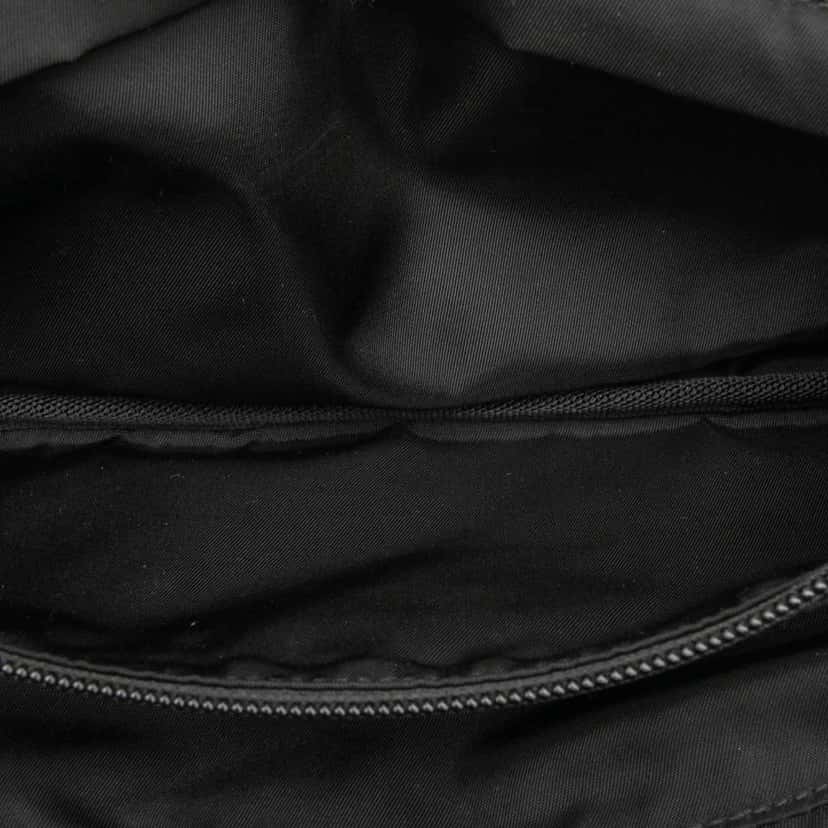 Prada Tessuto Multi Pocket Belt Bag Black Good condition - Model View