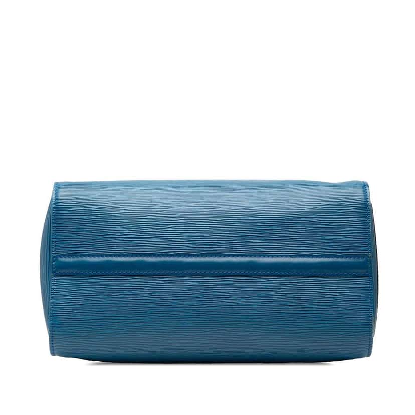 Louis Vuitton Epi Speedy 35 Blue Leather Good condition - Inside View