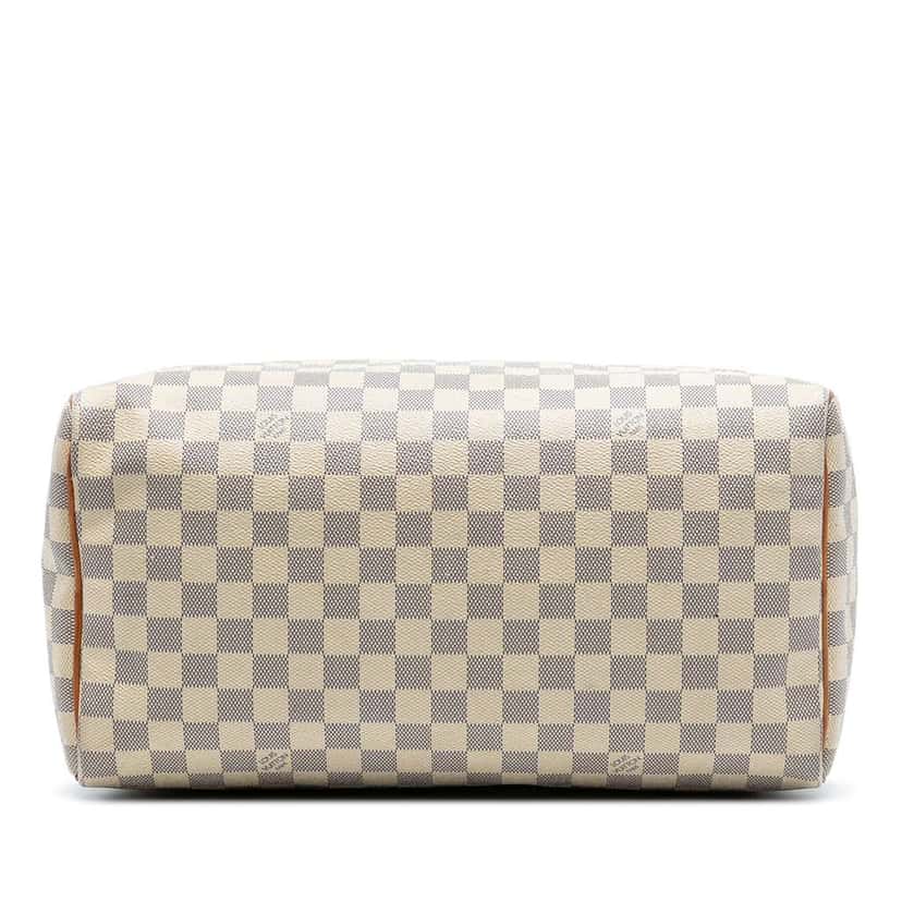 Louis Vuitton Damier Azur Speedy 35 White Very good condition - Inside View