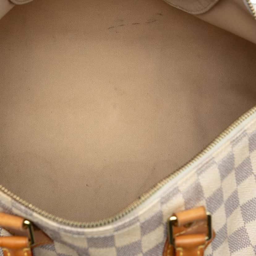 Louis Vuitton Damier Azur Speedy 35 White Very good condition - Model View