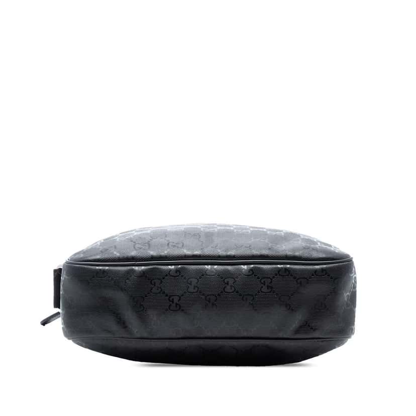 Gucci GG Imprime Crossbody Bag Black Canvas Good condition - Inside View