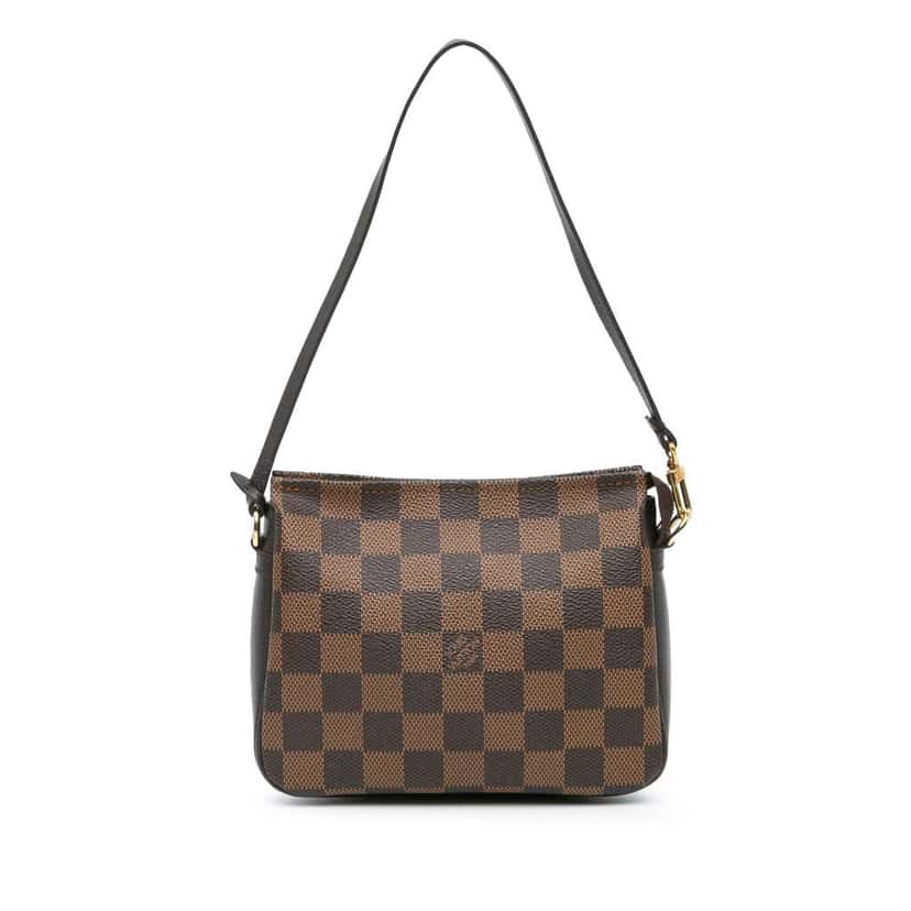Louis Vuitton Damier Ebene Trousse Pochette Brown Canvas Good condition - Front View