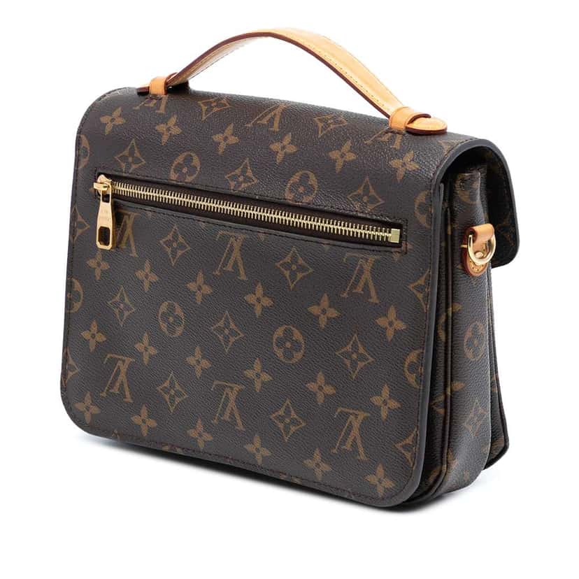 Louis Vuitton Monogram Pochette Metis Brown Good condition - Back View
