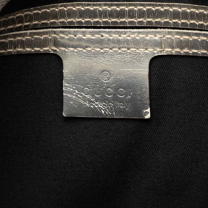 Gucci GG Supreme Joy Handbag White Canvas Very good condition - Box View