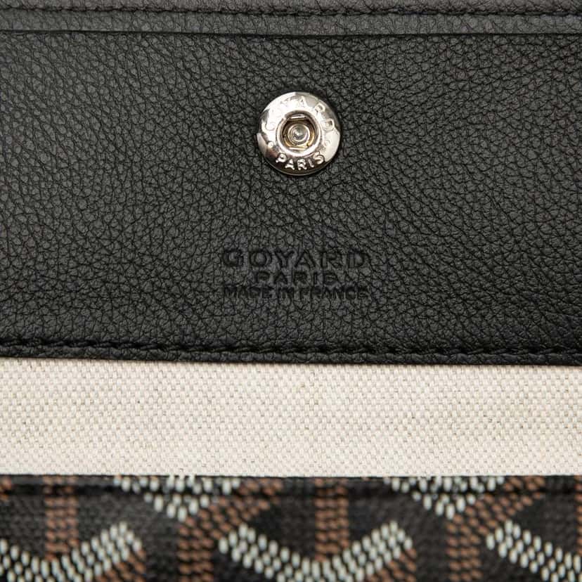 Goyard Goyardine Saint Louis PM Black Canvas Very good condition - Box View