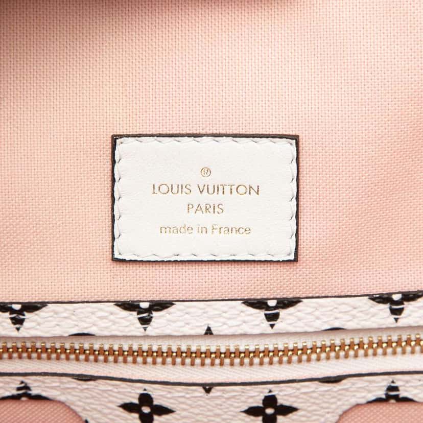 Louis Vuitton Monogram Giant Neverfull MM Red Good condition - Box View