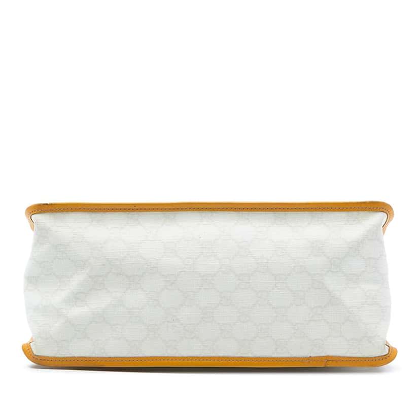 Gucci GG Supreme Satchel White Canvas Very good condition - Inside View