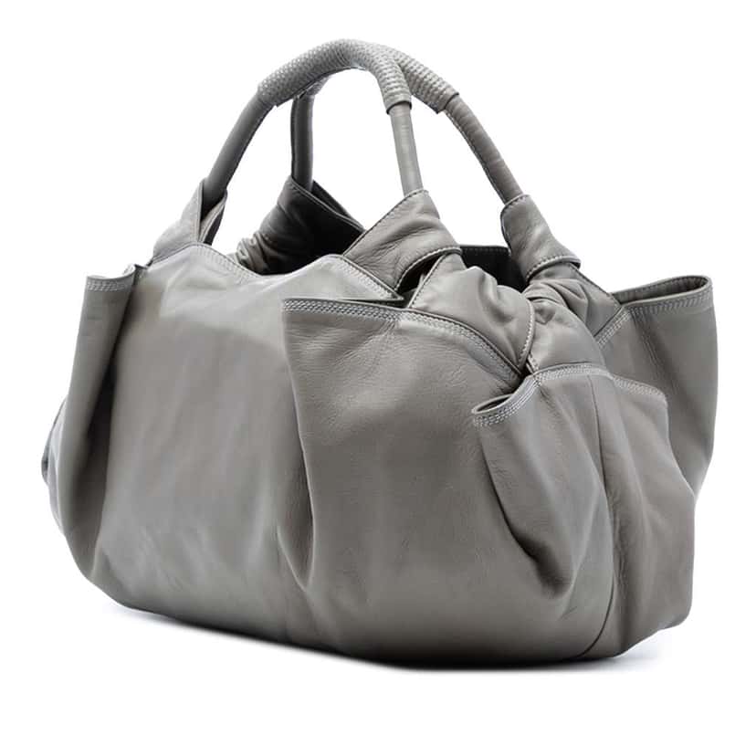 Loewe Nappa Aire Grey Leather Good condition - Back View