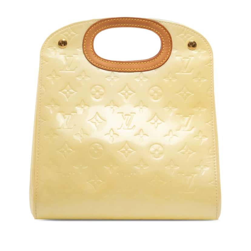 Louis Vuitton Monogram Vernis Maple Drive White Leather Good condition - Front View