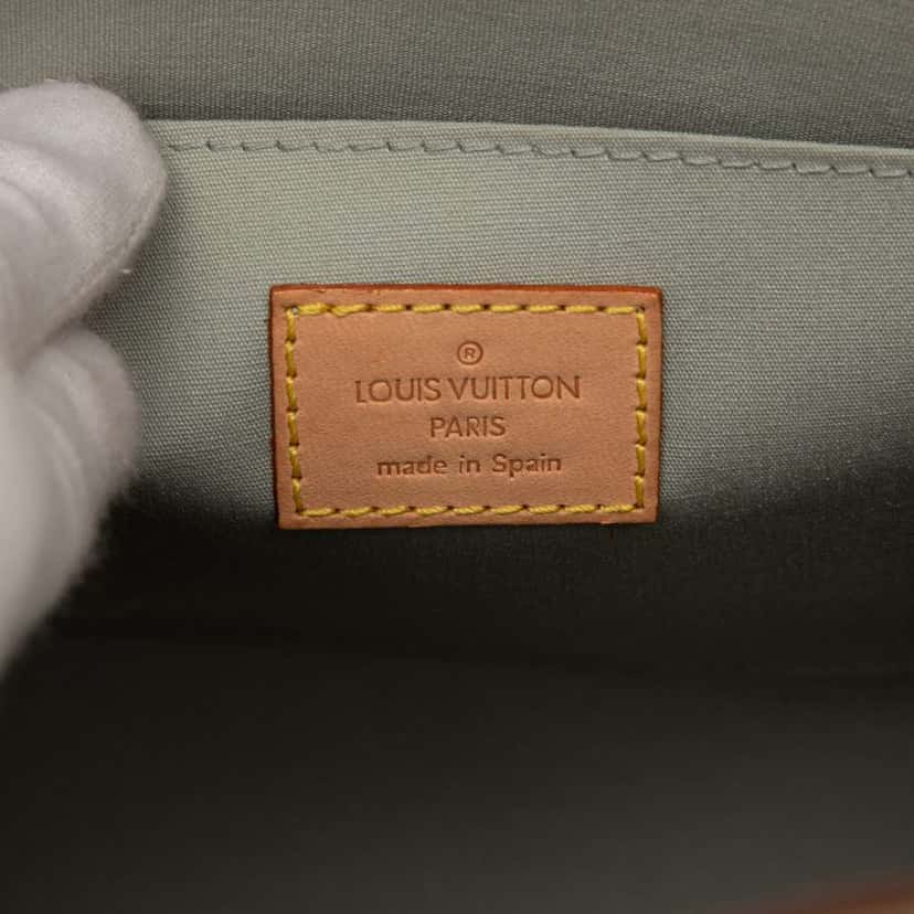 Louis Vuitton Monogram Vernis Maple Drive White Leather Good condition - Box View