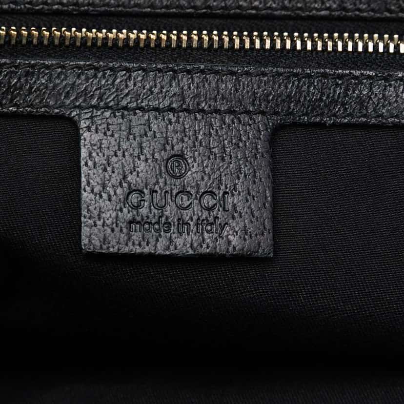 Gucci Horsebit Velvet Web Treasure Boston Bag Black Velvet Good condition - Box View