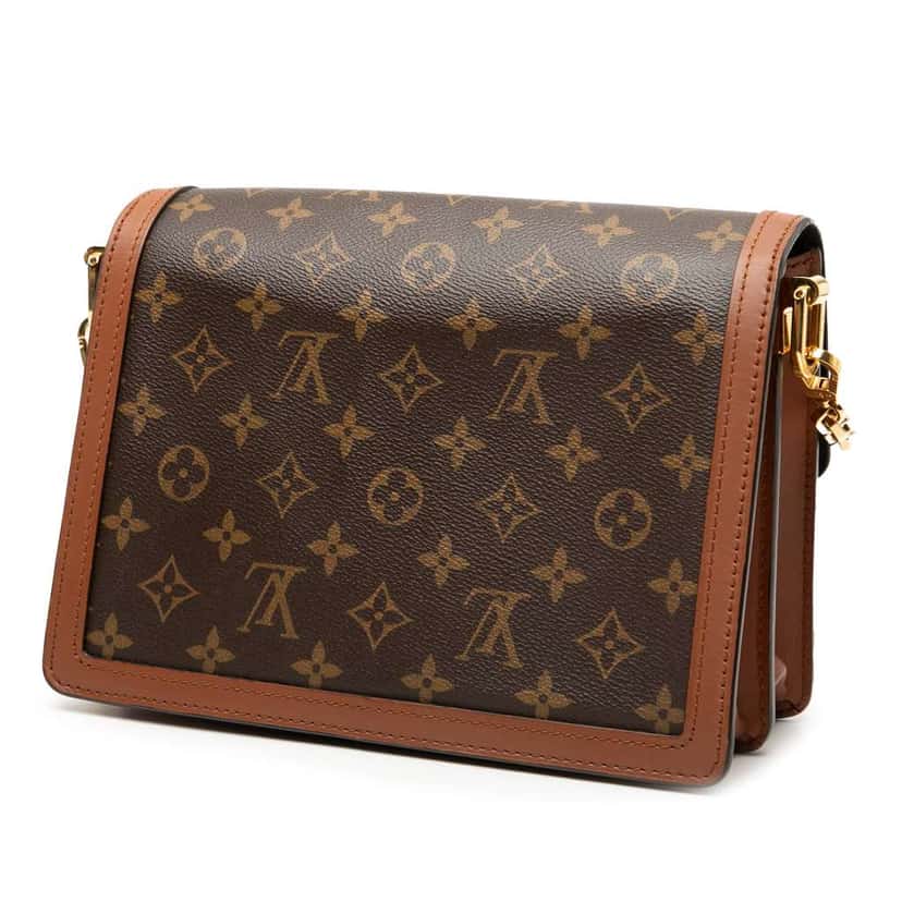 Louis Vuitton Monogram Reverse Dauphine MM Brown Very good condition - Back View