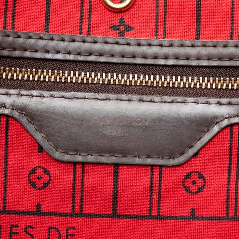 Louis Vuitton Damier Ebene Neverfull GM Brown Good condition - Box View