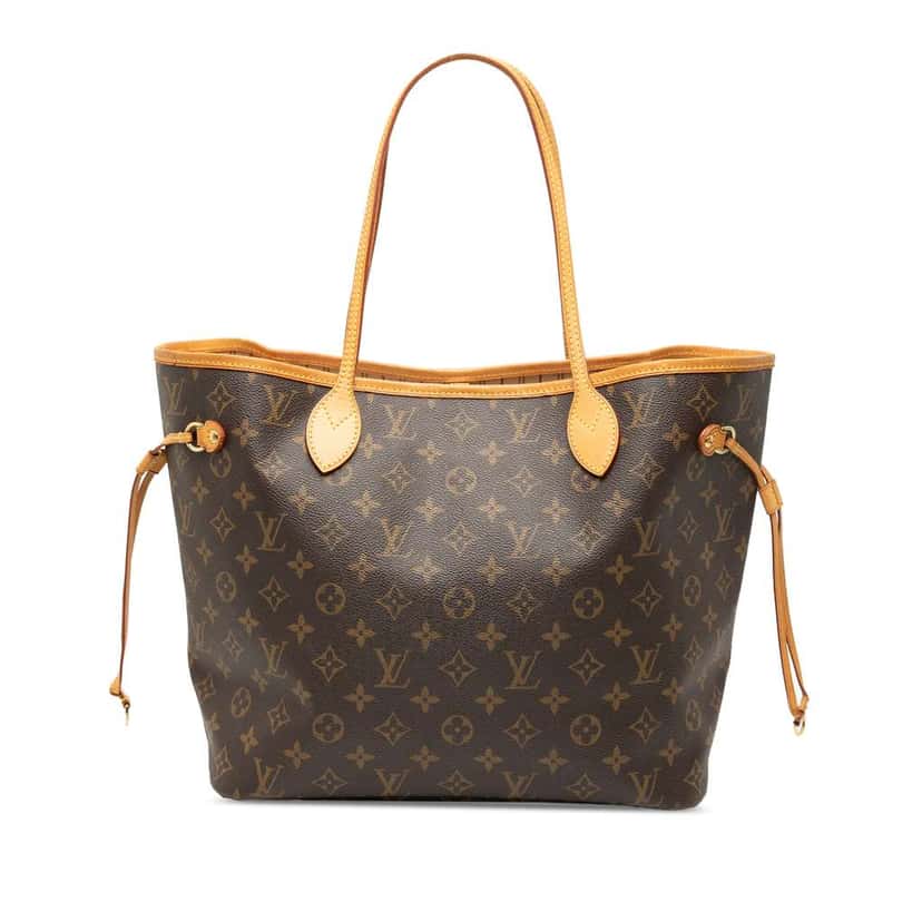 Louis Vuitton Monogram Neverfull MM Brown Good condition - Front View