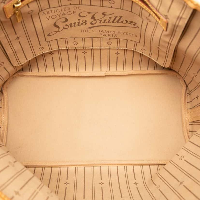 Louis Vuitton Monogram Neverfull MM Brown Good condition - Model View