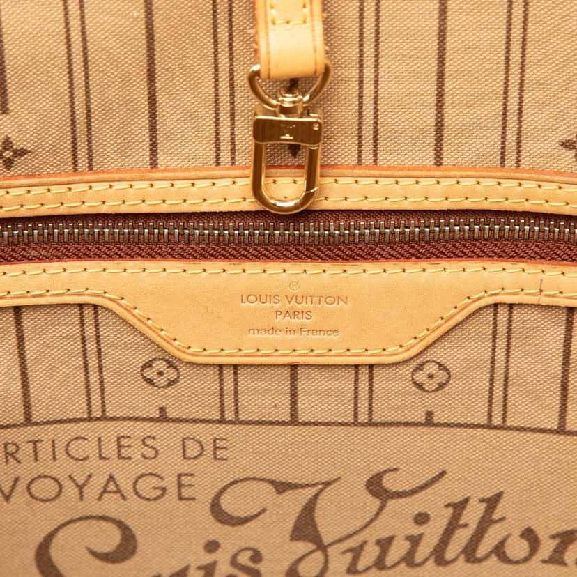 Louis Vuitton Monogram Neverfull MM Brown Good condition - Box View