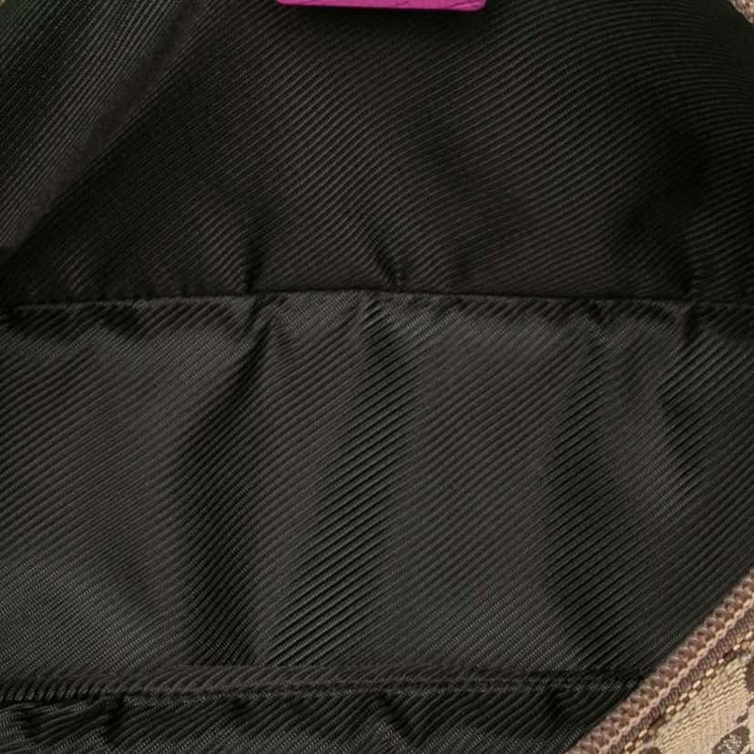 Gucci GG Canvas Web Boat Brown Canvas Very good condition - Model View