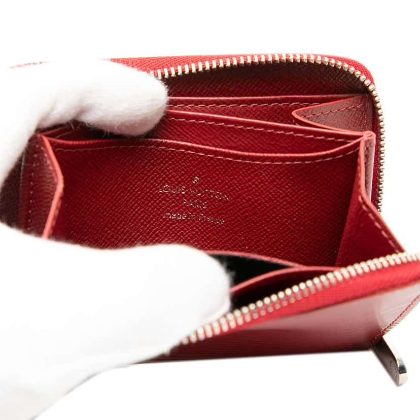 Louis Vuitton Epi Zippy Coin Purse Red Leather Very good condition - Model View