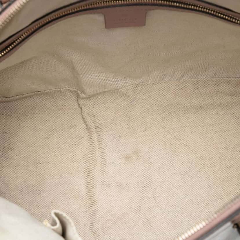 Gucci Large Microguccissima Patent Nice Dome Satchel Brown Leather Very good condition - Model View