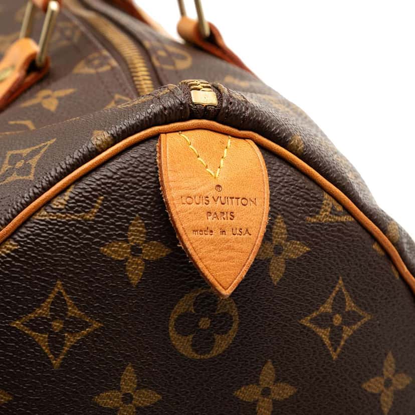 Louis Vuitton Monogram Speedy 35 Brown Good condition - Box View