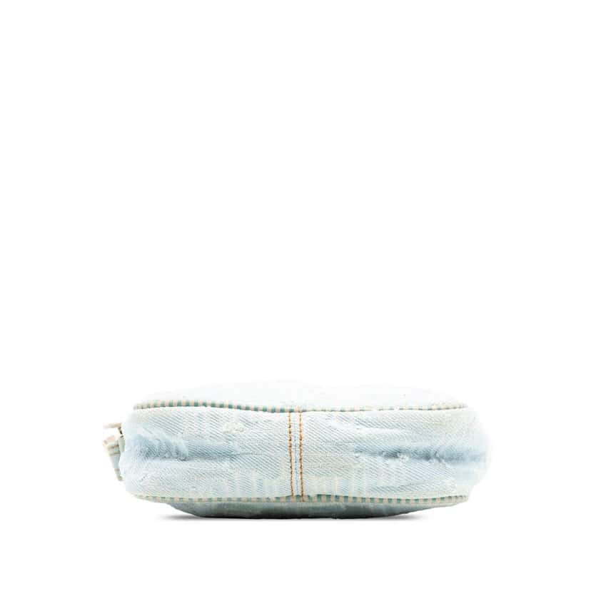 Fendi Zucca Denim Crossbody Blue Denim Very good condition - Inside View