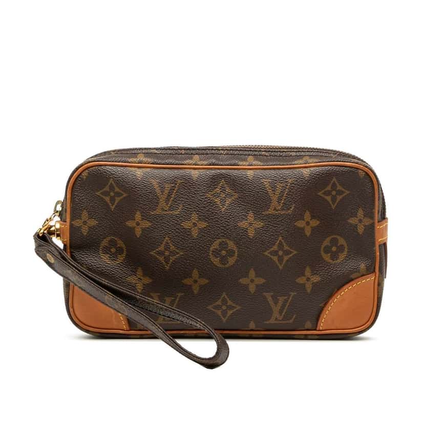 Louis Vuitton Monogram Marly Dragonne PM Brown Good condition - Front View