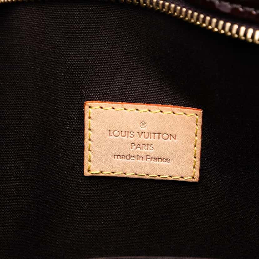 Louis Vuitton Monogram Vernis Brentwood Purple Leather Good condition - Box View