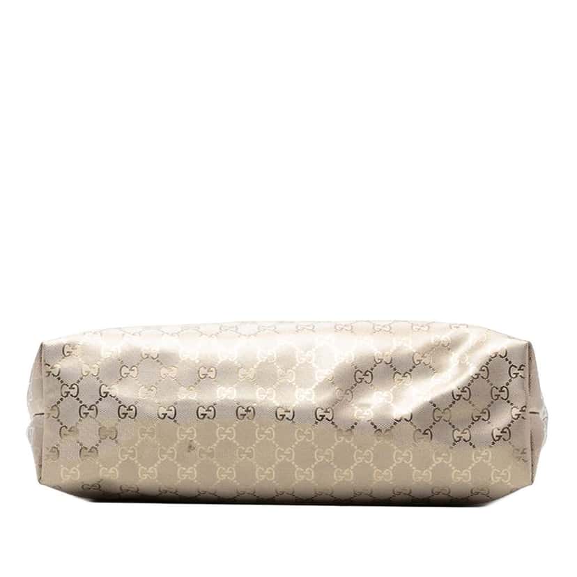 Gucci Medium GG Imprime Tote Gold Canvas Good condition - Inside View