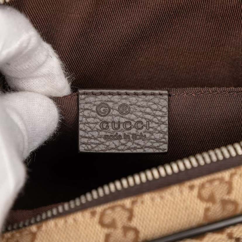 Gucci GG Canvas Belt Bag Brown Canvas Good condition - Box View