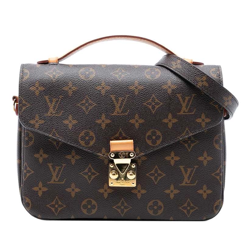 Louis Vuitton Monogram Pochette Metis Brown Good condition - Front View