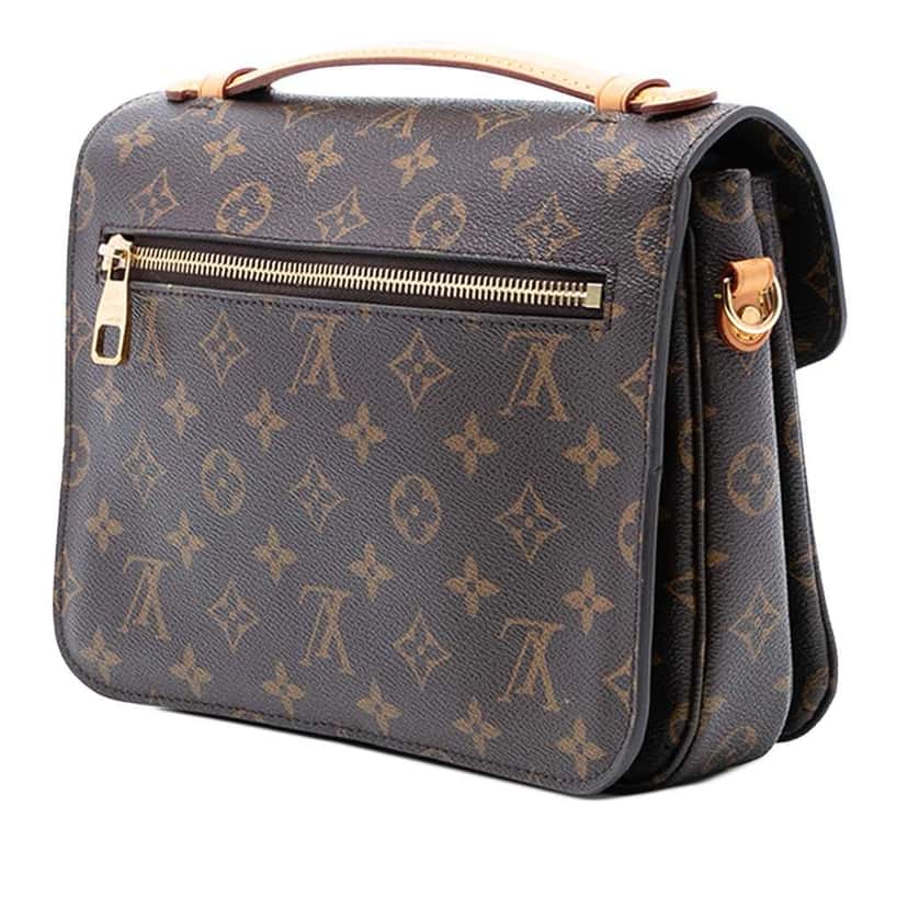 Louis Vuitton Monogram Pochette Metis Brown Good condition - Back View
