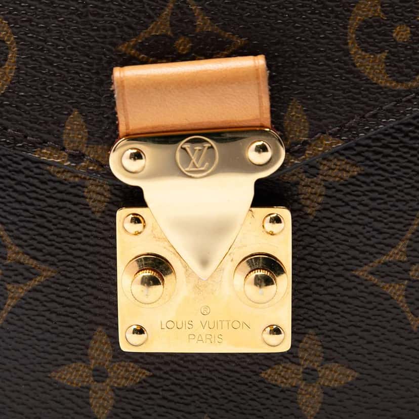 Louis Vuitton Monogram Pochette Metis Brown Good condition - Box View